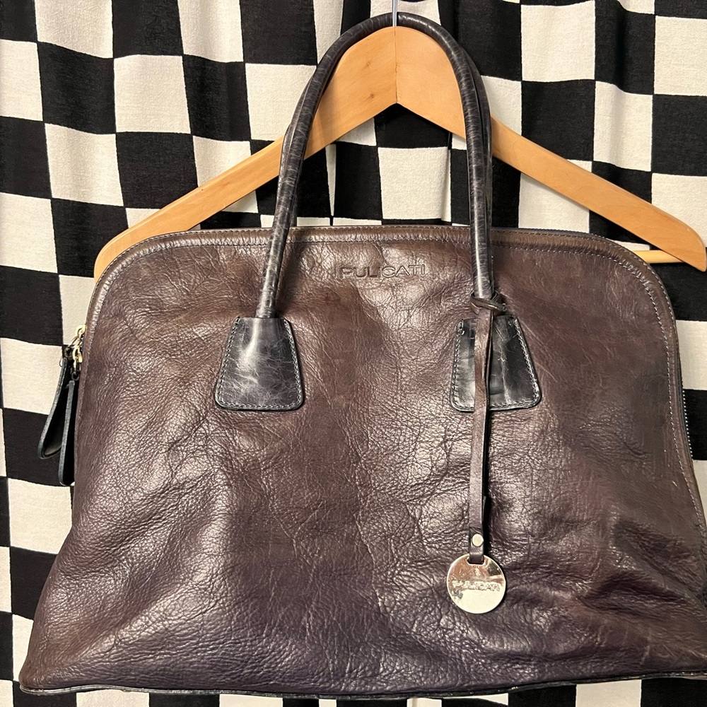 Pulicati Italian Leather Shoulder Bag